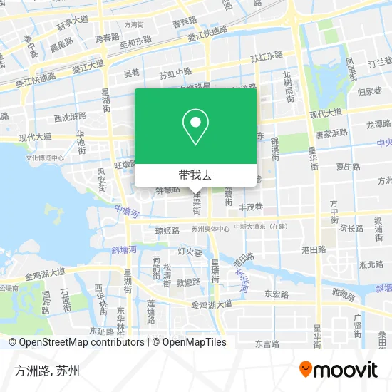 方洲路地图