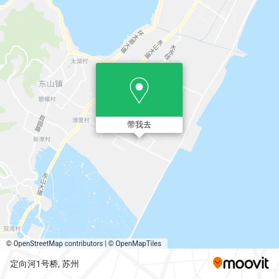定向河1号桥地图