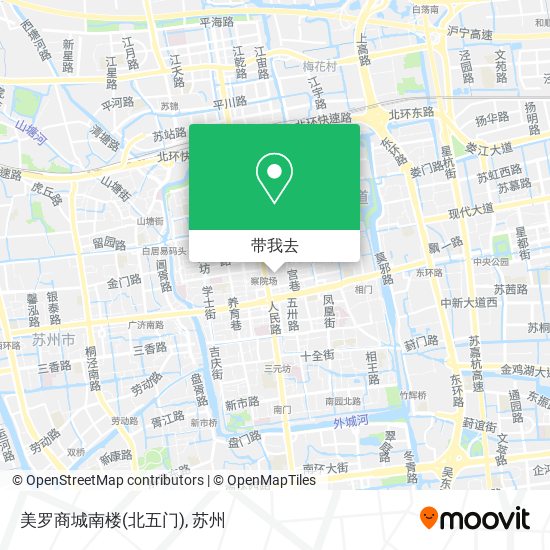 美罗商城南楼(北五门)地图