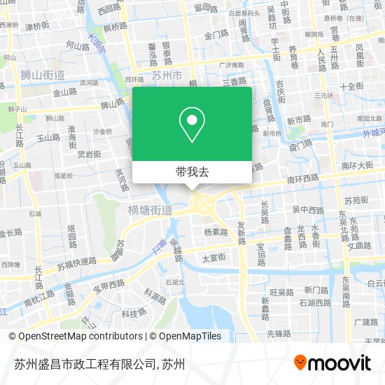 苏州盛昌市政工程有限公司地图