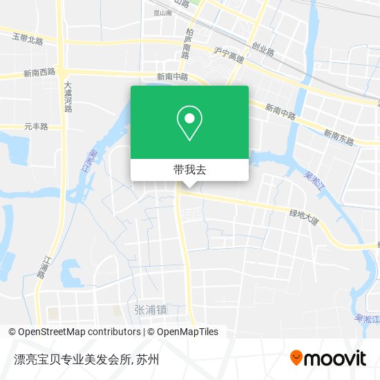 漂亮宝贝专业美发会所地图