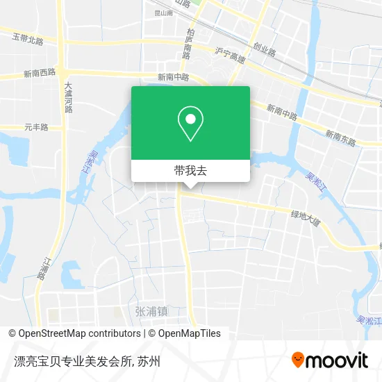漂亮宝贝专业美发会所地图