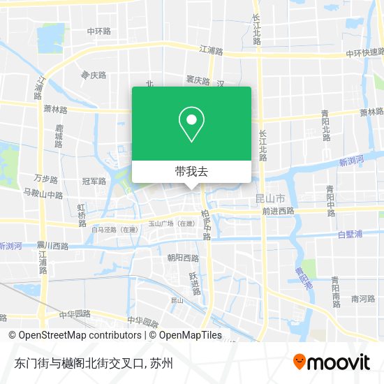 东门街与樾阁北街交叉口地图