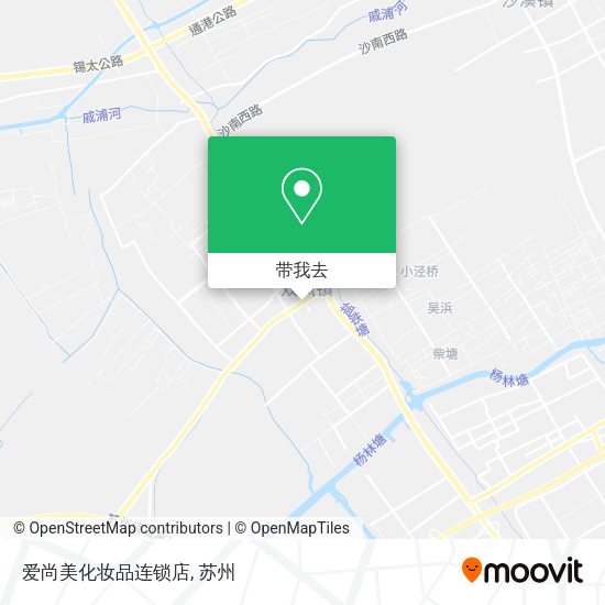 爱尚美化妆品连锁店地图