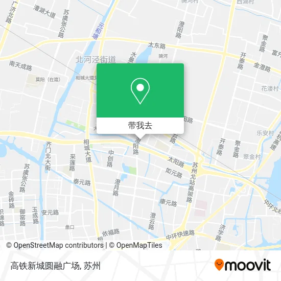 高铁新城圆融广场地图