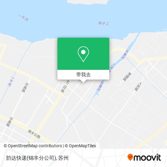 韵达快递(锦丰分公司)地图