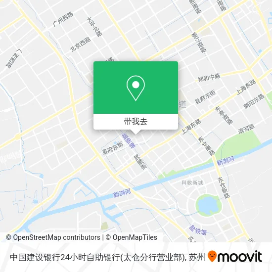 中国建设银行24小时自助银行(太仓分行营业部)地图