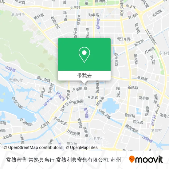 常熟寄售-常熟典当行-常熟利典寄售有限公司地图