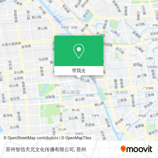 苏州智信天元文化传播有限公司地图
