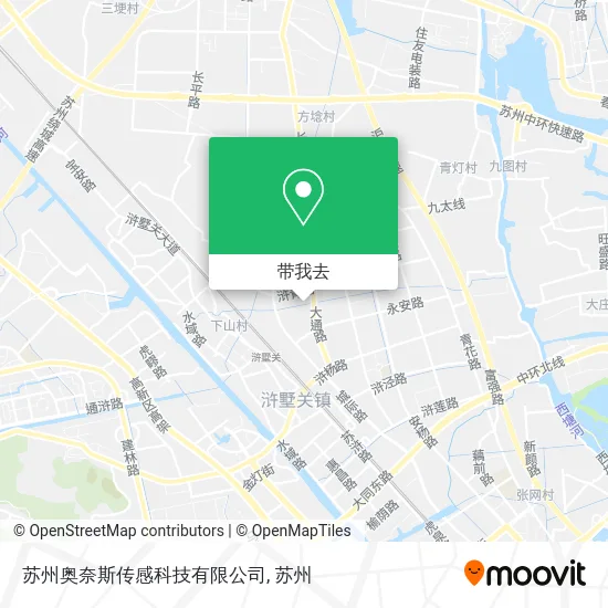 苏州奥奈斯传感科技有限公司地图