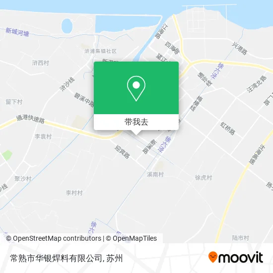 常熟市华银焊料有限公司地图