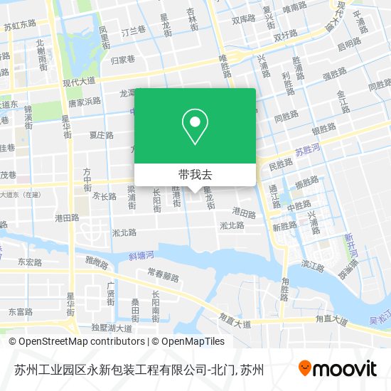 苏州工业园区永新包装工程有限公司-北门地图