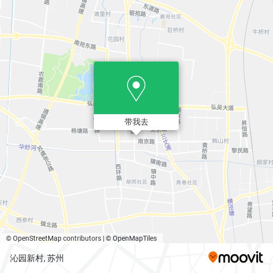 沁园新村地图