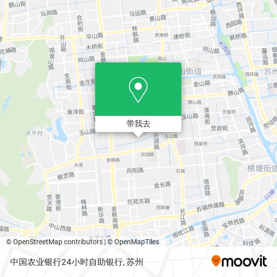 中国农业银行24小时自助银行地图