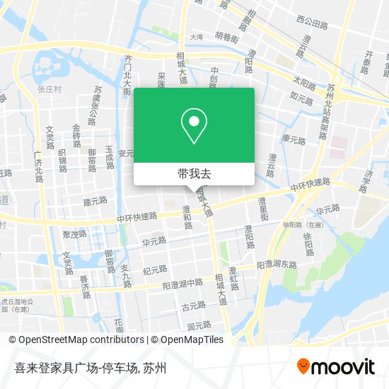 喜来登家具广场-停车场地图