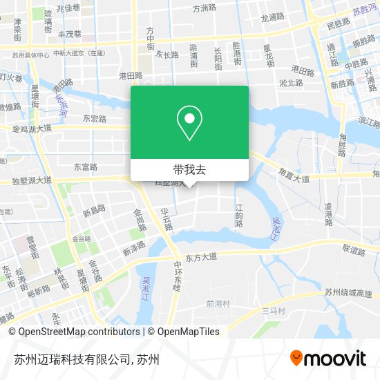 苏州迈瑞科技有限公司地图