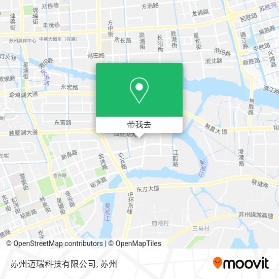 苏州迈瑞科技有限公司地图