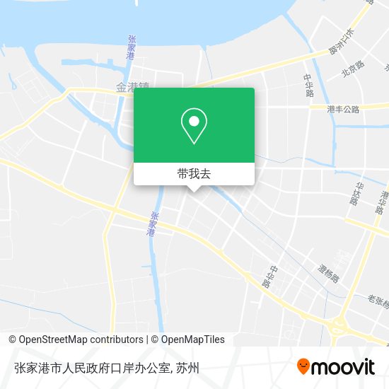 张家港市人民政府口岸办公室地图