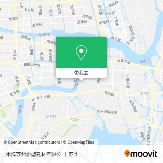 禾海苏州新型建材有限公司地图