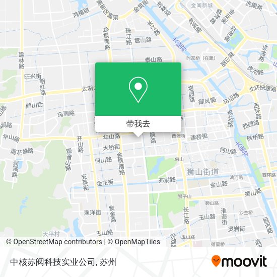 中核苏阀科技实业公司地图
