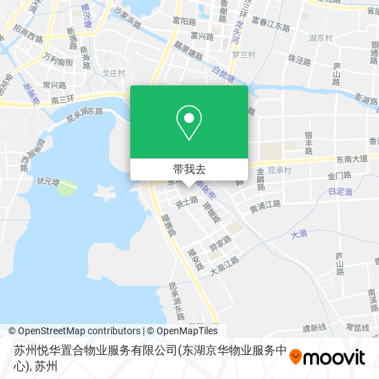 苏州悦华置合物业服务有限公司(东湖京华物业服务中心)地图