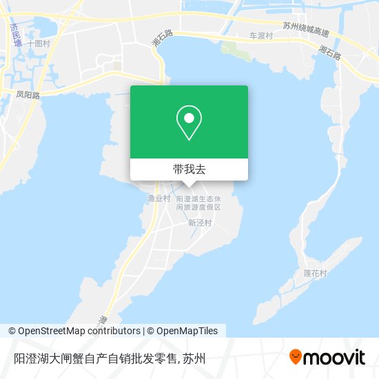 阳澄湖大闸蟹自产自销批发零售地图