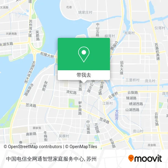 中国电信全网通智慧家庭服务中心地图