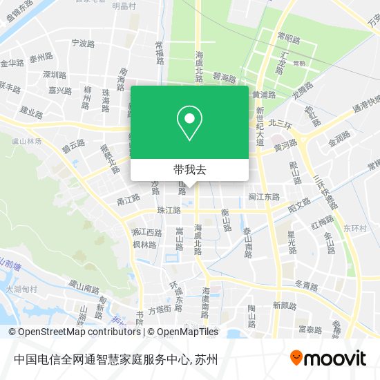 中国电信全网通智慧家庭服务中心地图