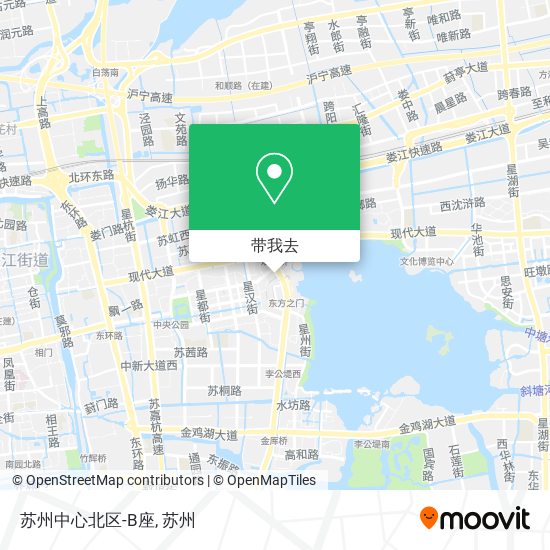 苏州中心北区-B座地图