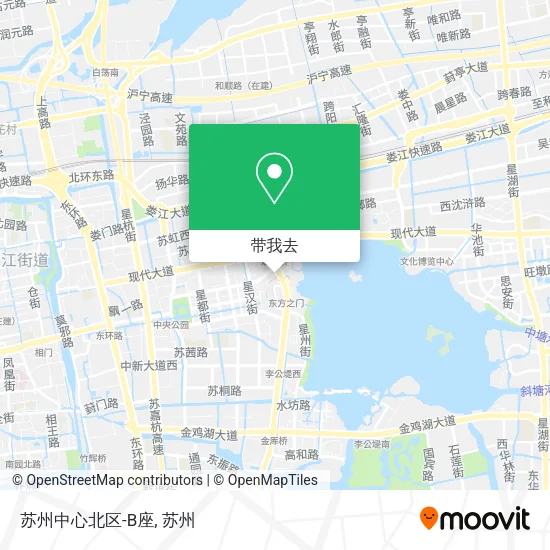 苏州中心北区-B座地图