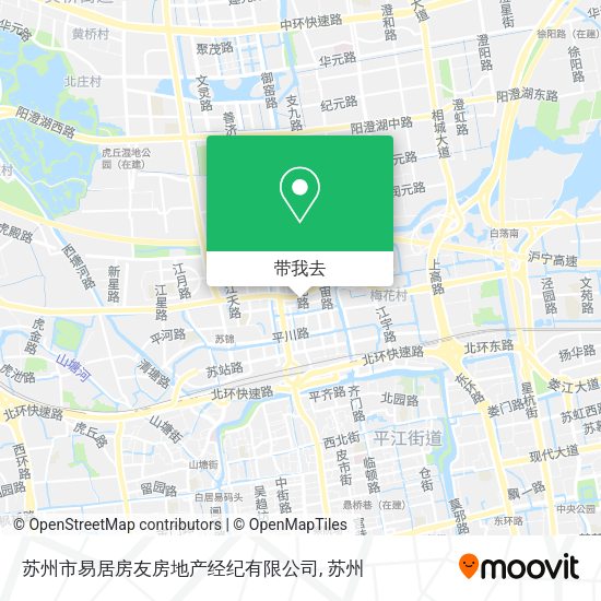 苏州市易居房友房地产经纪有限公司地图