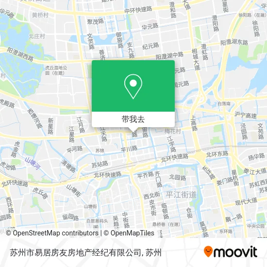 苏州市易居房友房地产经纪有限公司地图
