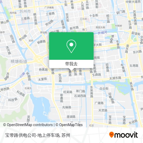 宝带路供电公司-地上停车场地图