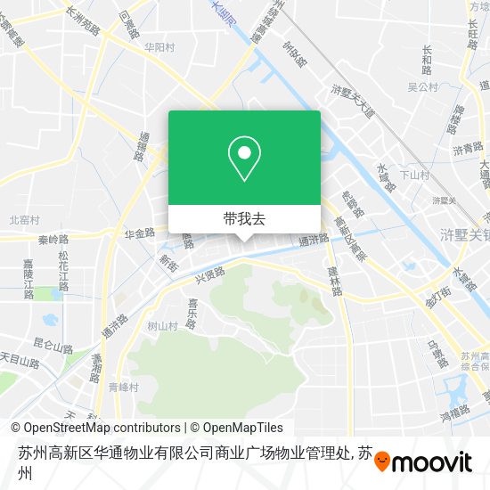 苏州高新区华通物业有限公司商业广场物业管理处地图
