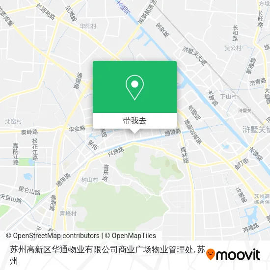 苏州高新区华通物业有限公司商业广场物业管理处地图