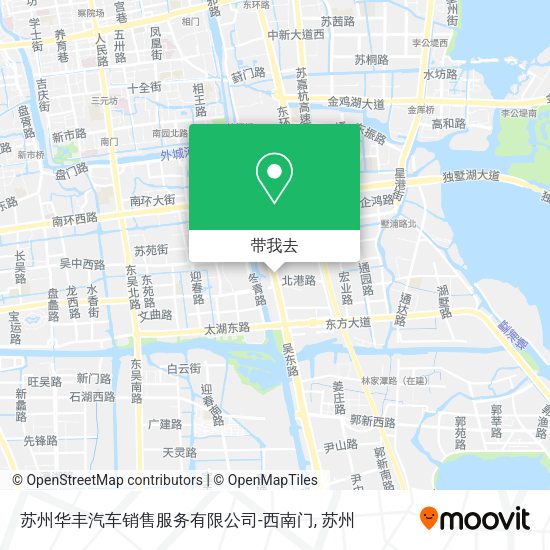 苏州华丰汽车销售服务有限公司-西南门地图