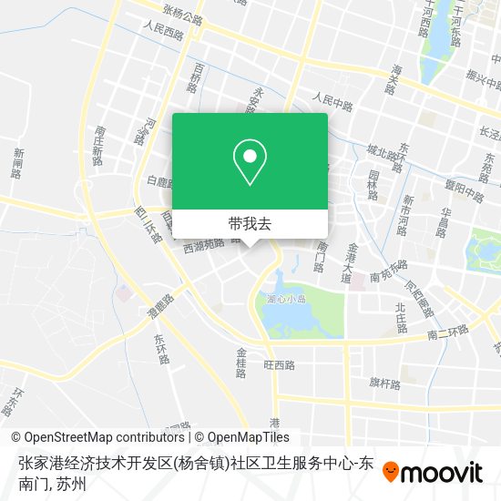 张家港经济技术开发区(杨舍镇)社区卫生服务中心-东南门地图