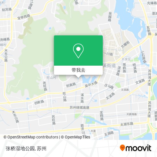 张桥湿地公园地图