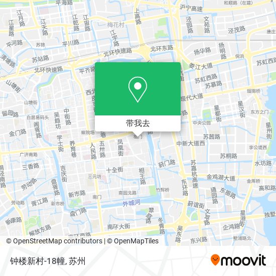 钟楼新村-18幢地图