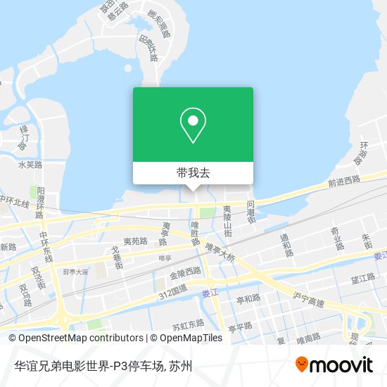 华谊兄弟电影世界-P3停车场地图