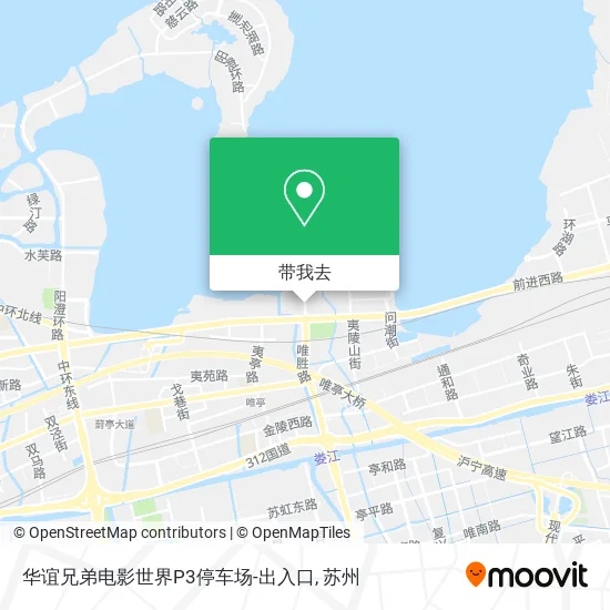 华谊兄弟电影世界P3停车场-出入口地图