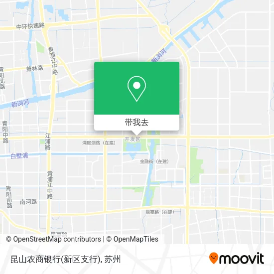 昆山农商银行(新区支行)地图