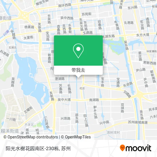 阳光水榭花园南区-230栋地图