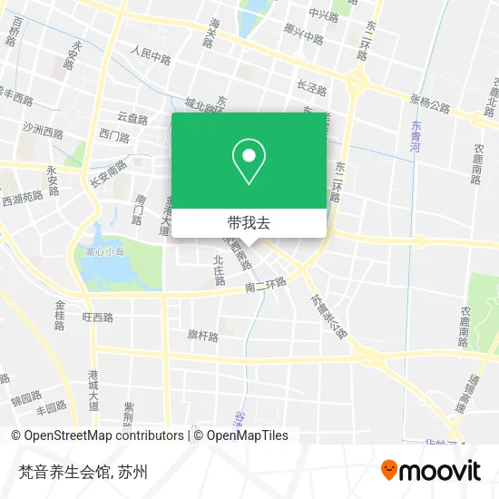梵音养生会馆地图