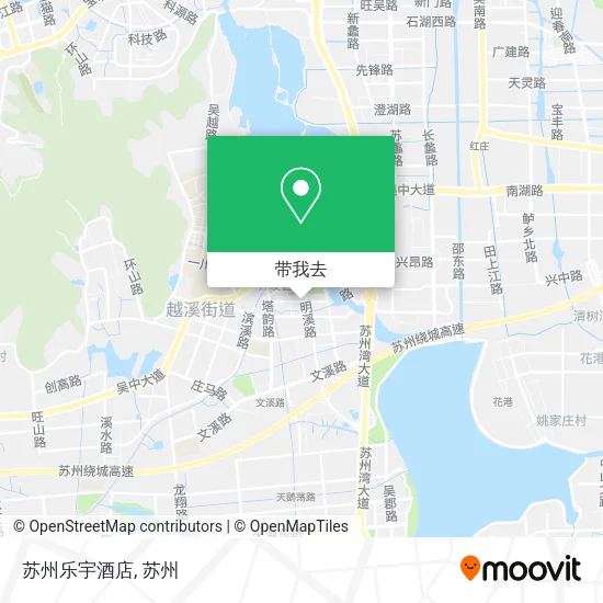 苏州乐宇酒店地图