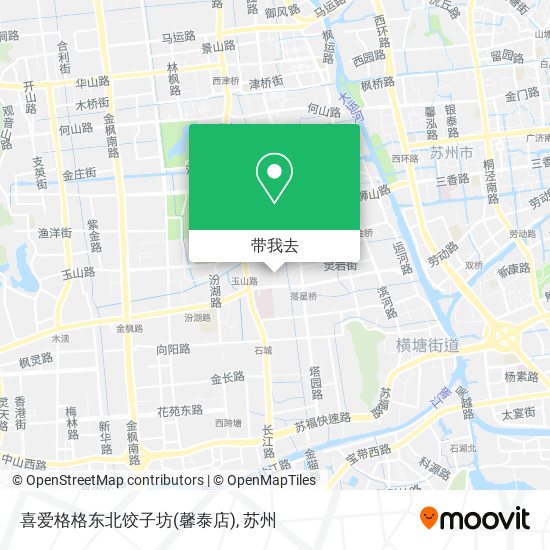 喜爱格格东北饺子坊(馨泰店)地图