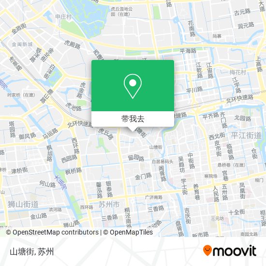 山塘街地图