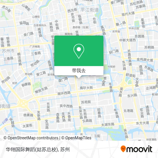 华翎国际舞蹈(姑苏总校)地图