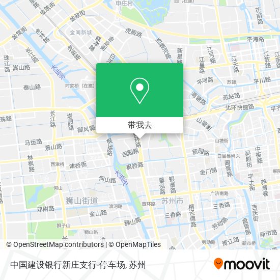 中国建设银行新庄支行-停车场地图