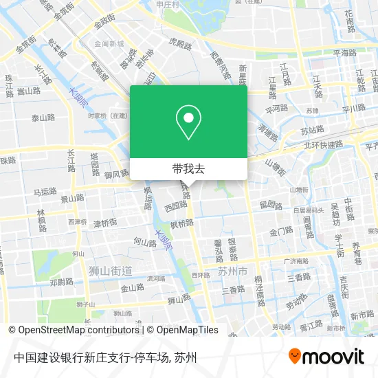 中国建设银行新庄支行-停车场地图